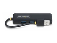 StarTech.com 4-Port USB-A Hub, 5Gbps, Bus Powered, Small Travel Mini Hub - Hub - 4 x USB 3.2 Gen 1 - stasjonær H5A4A-USB-HUB