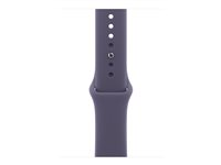 Apple - Bånd for smart armbåndsur - 46mm - M/L (passer håndledd på 160 - 210 mm) - purpur tåke - for Watch Hermès Series 9, SE 3, Series 10, Series 11, Series 8, Series 9, Ultra 2, Ultra 3 MFH14ZM/A