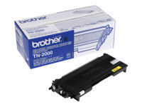 Brother TN2000 - Svart - original - tonerpatron - for Brother DCP-7010, DCP-7010L, DCP-7025, MFC-7225n, MFC-7420, MFC-7820N; FAX-2820, 2825 TN2000
