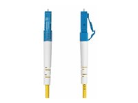 StarTech.com 5m (16.4ft) LC to LC (UPC) OS2 Single Mode Simplex Fiber Optic Cable, 9/125µm, Laser Optimized, 40G/100G, Bend Insensitive, Low Insertion Loss - LSZH Fiber Patch Cord (SPSMLCLC-OS2-5M) - Koblingskabel - LC/UPC-enkeltmodus (hann) til LC/UPC-enkeltmodus (hann) - 5 m - 5 m - 2 mm - fiberoptisk - simpleks - 9 / 125 micron - OS1/OS2 - halogenfri, passiv, toretnings - gul SPSMLCLC-OS2-5M