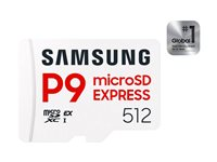 Samsung P9 Express MB-MK512T - Flashminnekort - 512 GB - A1 / Video Class V30 / UHS-I U3 - microSDXC Express MB-MK512T/WW