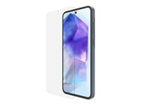 Belkin ScreenForce - Skjermbeskyttelse for mobiltelefon - 2.5D - glass - gjennomsiktig - for Samsung Galaxy A05s, A15, A15 5G, A25, A35, A55 OVB044ZZ