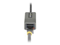 StarTech.com USB to Ethernet Adapter, USB 3.0 to 10/100/1000 Gigabit Ethernet LAN Converter for Laptops, 1ft (30cm) Attached Cable, USB to RJ45 Adapter, USB NIC Adapter, Ethernet Dongle - USB Network Adapter - Nettverksadapter - USB 3.2 Gen 1 - Gigabit Ethernet x 1 - romgrå USB31000S2