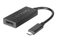 Lenovo - USB / DisplayPort-adapter - 24 pin USB-C (hann) til DisplayPort (hunn) - DisplayPort 1.2a - 4K-støtte - for ThinkBook 14s Yoga G2 IAP; ThinkCentre M75t Gen 2; ThinkPad T14s Gen 3; X1 Nano Gen 2 4X90Q93303