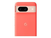 Google - Baksidedeksel for mobiltelefon - aluminium, silikon, polykarbonatskall - Korall - for Pixel 8 GA04982