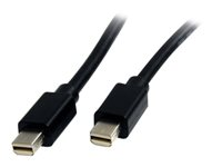 StarTech.com 2m Mini DisplayPort 1.2 Cable M/M Mini DisplayPort 4k - DisplayPort-kabel - Mini DisplayPort (hann) til Mini DisplayPort (hann) - 2 m - svart MDISP2M